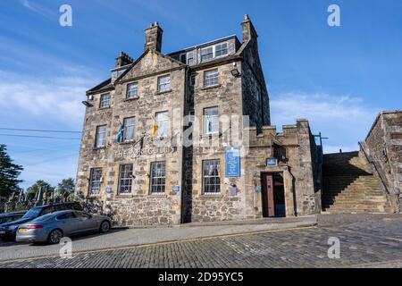 The Portcullis Hotel on Castle Wynd in old town of Stirling, Scotland, UK Stock Photo