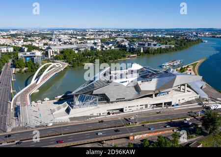 Lyon (central-eastern France), district of La Confluence, on the southern tip of the peninsula: building of the “Musee des Confluences” museum, design Stock Photo