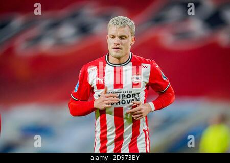 Philipp Max of PSV Eindhoven during the Netherlands championship Eredivisie football match between PSV and ADO Den Haag on November 01, 2020 at the Philips stadium in Eindhoven, Netherlands - Photo Jeroen Meuwsen / Orange Pictures / DPPI / LM Stock Photo