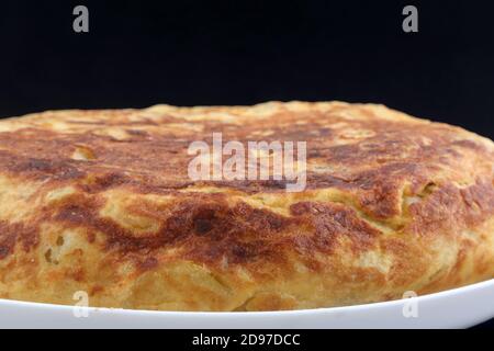 potatoes omelette as typical spanish food Stock Photo