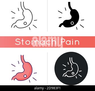 Gastritis icon Stock Vector