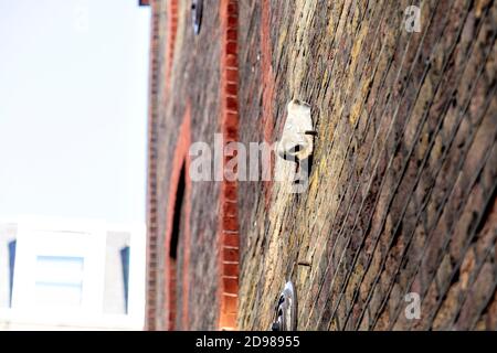 One of the Seven Noses of Soho on Meard Street, London, UK Stock Photo