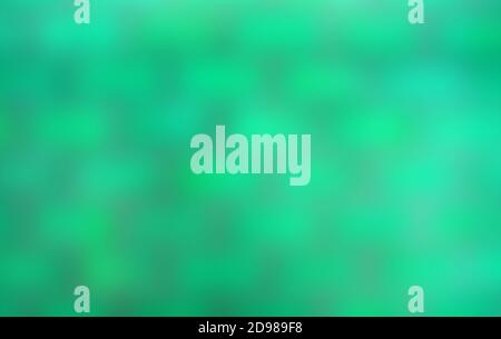 Abstract Blurred Neo Mint Colored Square Pattern Mosaic for background or Banner Stock Photo