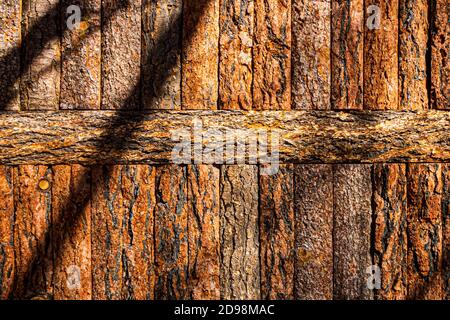 Wood Walls with Shadows Stock Photo