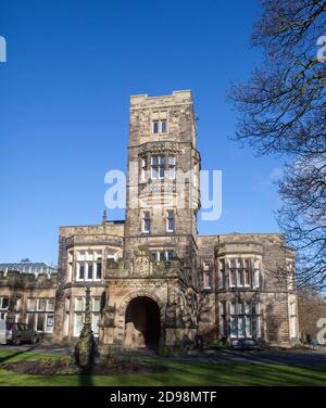 Cliffe Castle Museum in Keighley, West Yorkshire, formerly the home of a Victorian industrialist Stock Photo