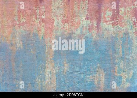 cold shade of vintage plaster texture outdoors at home abstract painting with wall-like materiality Stock Photo