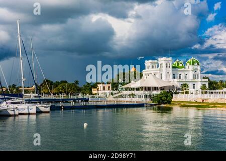 Cienfuegos Yachting Club and marina. Cienfuegos, Cuba, Latin America and the Caribbean Stock Photo