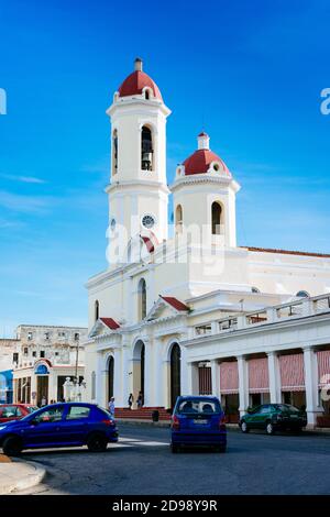Our Lady of the Immaculate Conception Cathedral. Cienfuegos, Cuba, Latin America and the Caribbean Stock Photo