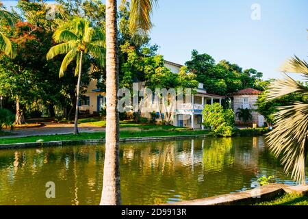 Josone Park belonged to an old mansion surrounded by a varied garden. Varadero, Cárdenas, Matanzas, Cuba, Latin America and the Caribbean Stock Photo