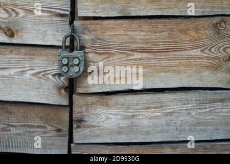 Brown wood texture. Old wood background. Empty template. Stock Photo