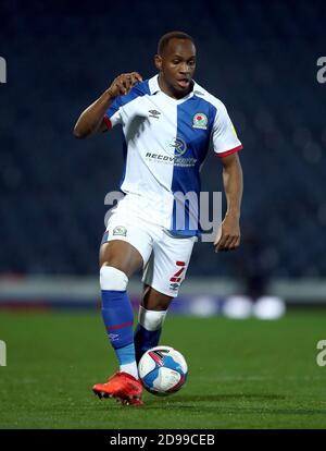 Blackburn Rovers' Ryan Nyambe during the Sky Bet Championship match at Ewood Park, Blackburn. Stock Photo