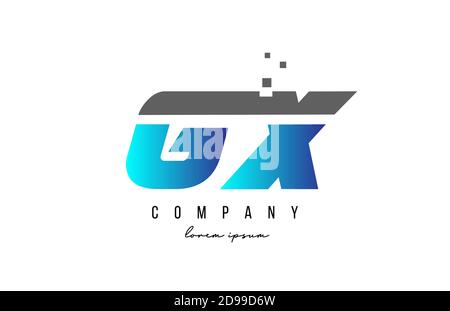 combination letter gx g x in grey orange color alphabet logo icon ...