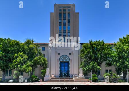 San Diego and County Administration Building and San Diego County Clerk's office in Waterfront Park Stock Photo