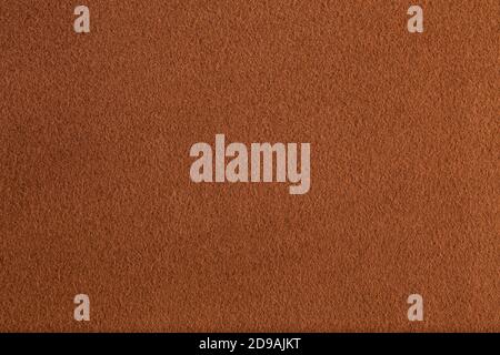brown synthetic fleece flat texture closeup background Stock Photo