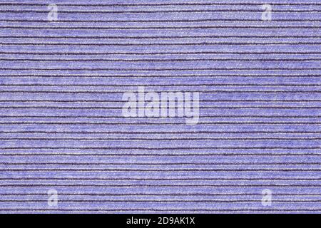 Seamless texture of horisontal stripped purple polyester upholstery. Stock Photo