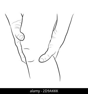 graphics image Tendon bone knee joint problems on leg vector illustration Stock Vector