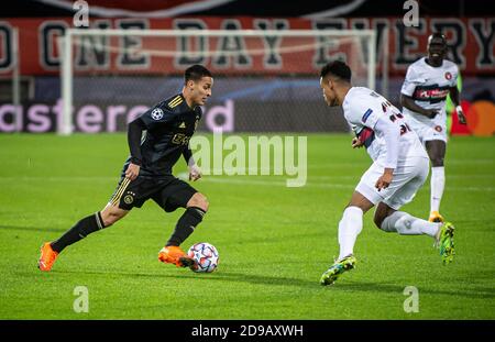 Herning, Denmark. 03rd Nov, 2020. Antony (39) of Ajax Amsterdam seen during the UEFA Champions League match between FC Midtjylland and Ajax Amsterdam in Group D at MCH Arena in Herning. (Photo Credit: Gonzales Photo/Alamy Live News Stock Photo