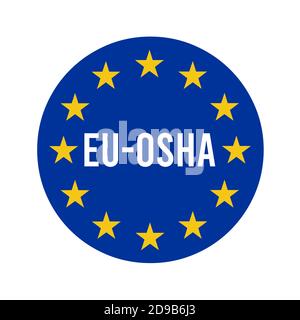 EU-OSHA European Agency For Safety And Health At Work Symbol Icon Stock ...