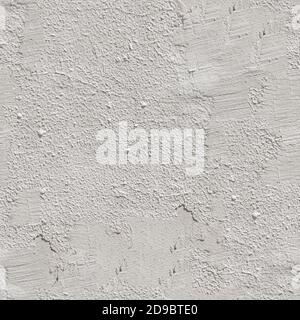 Seamless white painted concrete wall texture. 4K Stock Photo