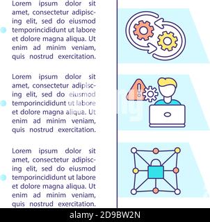 App maintenance concept icon with text Stock Vector