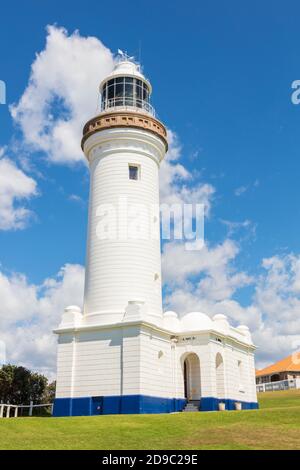 The Lighthouse at Norah Head on the central coast in regional New South Wales in Australia Stock Photo