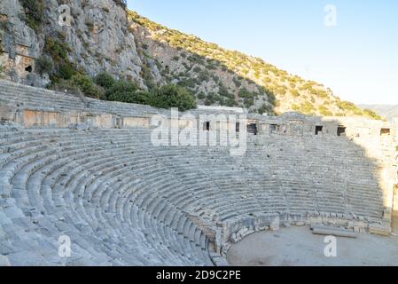 Perge Ancient City, Antalya - Turkey. Perge used to be one of the most important cities of ancient Pamphylia. Stock Photo