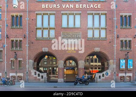 Amsterdam, Netherlands - May 14, 2018: Beurs Van Berlage Conferences Events and Exhibitons Building in Amsterdam, Holland. Stock Photo