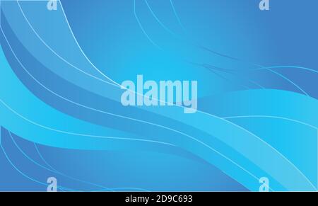 Blue abstract background pattern, Colorful Gradient Wave Background Design. Stock Vector