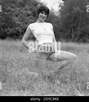 London, UK. LIBRARY. Suzanne Danielle in around 1977 when she was ...