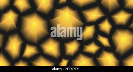 Figures from triangles. Seamless background from polygons. Geometric figures. Vector illustration Stock Vector