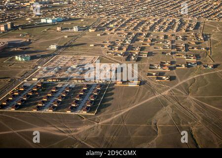 Dalanzadgad is the capital of Ömnögovi province (South Gobi) in Gobi Desert of Mongolia Stock Photo
