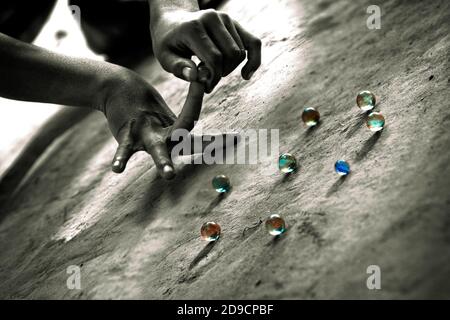 Lifestyle photos of street child in Bangladesh Stock Photo