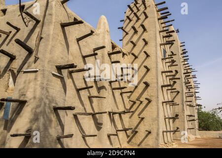 The Mosque in San, Mali, West Africa Stock Photo