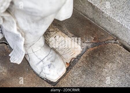 Bowman Family Crypt, Shrewsbury Vermont Stock Photo