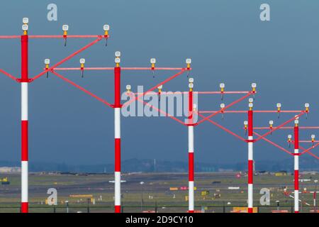 The ALS (Approach Lighting System) of Runway 16R of Sydney (Kingsford ...
