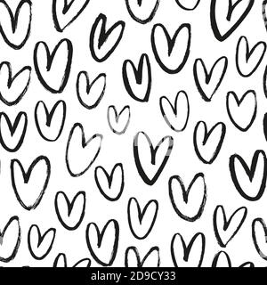 Vector heart pattern for Happy Valentine Day. Stock Vector