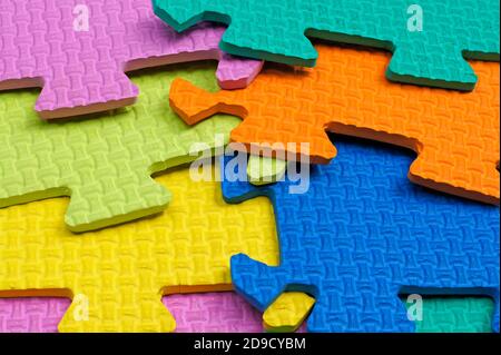 Colorful Rubber Floor Abstract Background Stock Photo