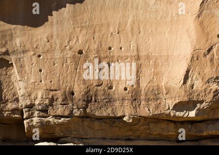 Chaco Canyon New Mexico USA September 30 2014 A large