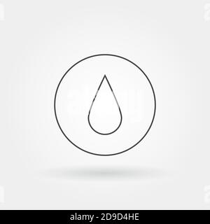 oil single isolated icon with modern line or outline style Stock Vector
