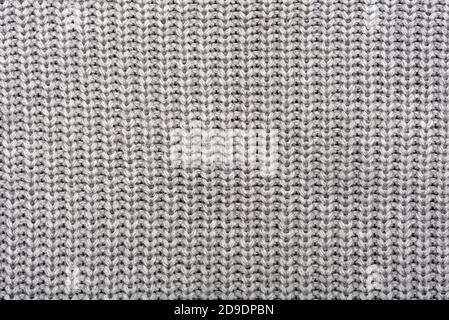 Seamless pattern of knitted warm winter sweater, close-up texture Stock Photo