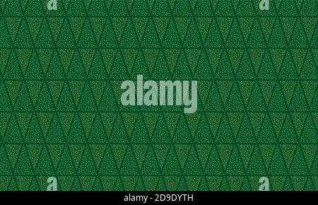 Vector seamless pattern. Modern stylish texture. Repeating geometric tiles with dotted triangles. Trendy hipster background. Small circles form triang Stock Vector