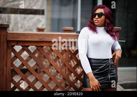 Beautiful Stylish Curvy Oversize African Black Stock Photo