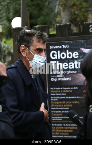 Rome, Italy. 05th Nov, 2020. Rome, Gigi Proietti funeral. In the picture Credit: Independent Photo Agency Srl/Alamy Live News Stock Photo