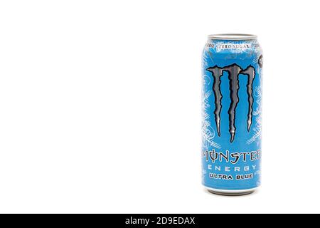 monster energy blue background