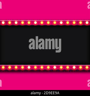 Vector modern retro billboard background with place for your text . Stock Vector