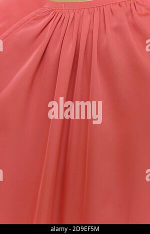A woman holding a red umbrella. High quality photo Stock Photo