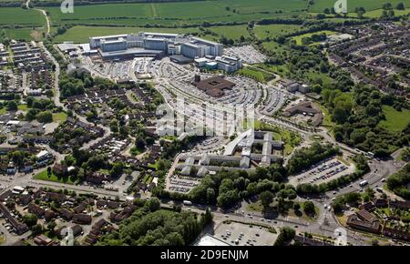 aerial view of University Hospital Coventry & Warwickshire Stock Photo ...