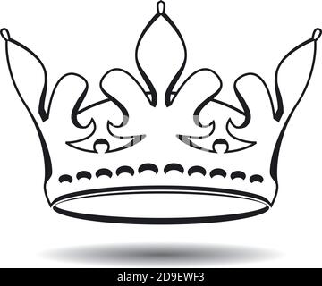 king crown isolated icon vector illustration design Download a Free  Preview or High Quality Adobe Illustrato  Crown tattoo design King crown  images Kings crown