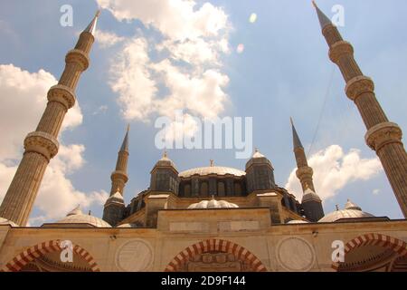 Edirne Selimiye Mosque in Turkey Stock Photo