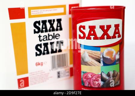 Saxa So Low salt, so low salt, Saxa, less salt, less sodium, salt, sodium,  less, low, lo, White background, copy space, isolated, product, Saxa brand  Stock Photo - Alamy